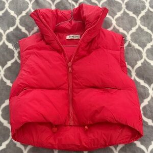 Red Puffer Vest